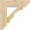 Ekena Millwork Balboa Slat Rough Sawn Bracket, Douglas Fir, 6"W x 26"D x 26"H BKT06X26X26BOA06RDF - alternate 2
